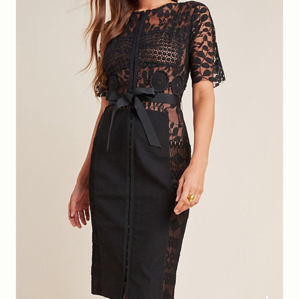 Anthropologie Byron Lars Carissima sheath dress